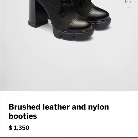 COPY - Black new Prada boots/heels - Picture 9 of 9